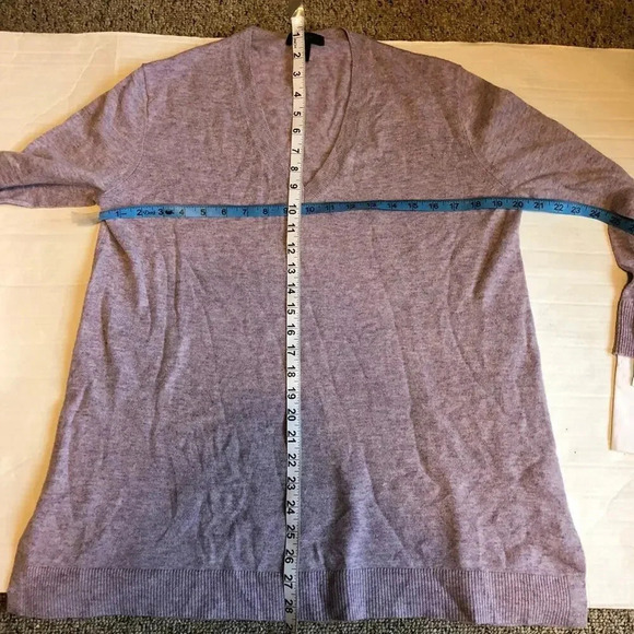 J.Crew Wool Blend Women V Neck Pullover Sweater Size M - Picture 3 of 9